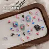 Accesorios para Uñas Artísticas Hongo Venenoso de Bruja Estilo Mixto Ins Serie de Hongos Psicodélicos Diamantes de Uña de Resina de Dibujos Animados