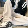 Pantalones de Pana para Hombre Primavera Otoño Marca de Moda Caída Rectos Sueltos de Pierna Ancha Retro Americano Pantalones Deportivos Casuales para Hombre