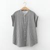 Camisa japonesa de manga corta con cuello alto, de algodón de doble capa, suave y encerada, sin mangas, con dobladillo y agradable para la piel, 2025