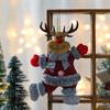 Figuras de Reno y Oso Navideños con Patas, Adornos y Decoraciones para Árbol de Navidad de Escaparate, Nuevo Producto Transfronterizo Zonghong