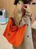 Bolsa tote de lona de grande capacidade para trabalho e passeios, estilosa e versátil para o dia a dia, bolsa de ombro artística para estudantes carregarem livros