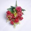 Paisagismo Verdejante, Rosas, Flores Artificiais, Pequenas Rosas na Cor Champanhe, Buquês de Mão, Buquês de Dia dos Namorados, Adereços de Decoração de Casamento