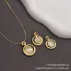 Collar de Perlas para Mujer 2025 con Pedrería Estilo Chino Empaque Independiente Cadena de Hueso de Serpiente Colgante