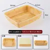 Plato Creativo de Melamina para Wagyu Plato Comercial con Textura de Madera Plato para Buffet de Carne Plato para Barbacoa Plato para Parrilla Estilo Japonés