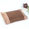 Funda de almohada fresca transpirable de primavera y verano personalizada de fábrica Funda de almohada rectangular de esterilla de ratán Funda de almohada cómoda y transpirable para cama
