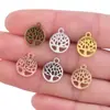 YuenZ Accesorios para joyería DIY colgante de árbol de la vida aleación colgante pequeño de aleación retro Q270