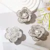 Broche DIY Camélia Feito à Mão Inspirado no Estilo Coreano para Mulheres com Moda de Alto Padrão e Temperamento Elegante