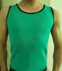 Amazon Corset de Neoprene Decote U Sports Blast Suor Modelador Corporal Masculino Top Colete Meias