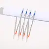 Recambios de Pluma Desaparecible a Alta Temperatura, 100 Piezas, Pluma Desvanecible de Varilla Gruesa, Pluma de Posicionamiento para Dibujo a Mano en Tela, Recambios de Pluma Marcadora Resistentes al Calor para Tela de Ropa y Zapatos