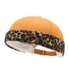 Nuevo Gorro de Propietario con Estampado de Leopardo Retro, Unisex, Gorro para Adelgazar la Cara, Gorro de Hip-Hop Moderno y de Moda