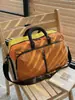 Nueva Moda Bolsos Cruzados de Viaje Corto con Bloques de Color, Gran Capacidad, Separación Seco/Húmedo, para Viajes Diarios, Fitness, Equipaje de Mano