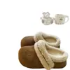 Lindas Chinelos Birkenstock Quentes com Forro de Lã e Elevação Interna para Mulheres Saindo 2025 Novos Versáteis Chinelos de Lã e Algodão Inverno