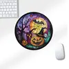 Serie de Halloween Creativa de Dibujos Animados Redonda Gruesa Oficina Estudio Escritorio de Computadora Alfombrilla Pequeña Popular Transfronteriza Mouse Pad
