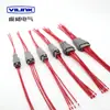 Conector de coche Dechi de 2/3/4/6/8/12 pines serie DTM arnés de cableado conector impermeable enchufe macho y hembra