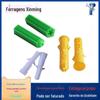 Pequeno tubo de expansão de nylon de corvina amarela de plástico branco gecko green plugue de parede plugue de borracha amarelo partículas coloidais M6M8M10