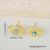 Explosiones europeas y americanas temperamento pequeño y exquisito personalidad pendientes de dopamina diseño de ojo de diablo pendientes joyería