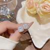 Brincos de Prata S925 com Zircônia Exquisita e Pérola, Design Único Versátil Simples, Brincos de Luxo Leve High-End da Moda para Mulheres