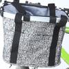 Cesta para bicicleta de montaña, cuadro delantero, plegable, universal, impermeable, de lona, de liberación rápida, cesta para verduras para bicicleta eléctrica, cesta colgante