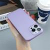 Funda para teléfono ultrafina mate con sensación de hielo adecuada para iPhone 17 translúcida colorida funda blanda Apple 16E color sólido simple