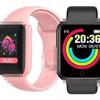 Relógio inteligente Y68s cor macaron popular da Amazon feminino monitoramento de frequência cardíaca pressão arterial à prova d'água modelo multifuncional