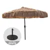 Sombrilla de Paja para Exteriores Sombrilla de Paja Sombrilla de Granja Jardín Parasol Celebración en Internet Sombrilla de Campamento Sombrilla de Paja de Simulación Sombrilla Solar