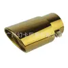 Punta de Escape Universal para Coche de un Solo Tubo de Acero Inoxidable Silenciador Decoración de Cola de Escape Accesorios de Modificación Punta de Cola de Escape