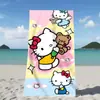 Linda Toalla de Playa de Microfibra con Dibujos Animados e Impresión Digital, Toalla de Baño de Secado Rápido, Toalla Extra Grande para Uso en la Playa de Niños