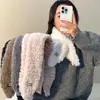 Nuevo Gorro de Lana de Invierno Gorro Tejido Bufanda Integrada Bufanda Cálida Cortavientos con Forro de Polar Gorro Baotou Gorro para Viento y Nieve
