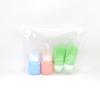 Botella Dispensadora Plegable de Silicona, Champú, Gel de Ducha, Botella para Almacenamiento de Líquidos, Botella Dispensadora de Viaje Portátil, Se Puede Colgar