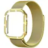 Adecuado para Apple iWatch 10m Lanis Funda para Reloj Incrustada de Diamantes S11/12 Correa de Reloj Metálica Ultra4