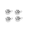 Acessórios de Joias em Aço Inoxidável Pulseira com Pedra Zircônia Cristalizada Base com Strass Pulseira DIY Corrente de Cauda de Colar Pingente Joias