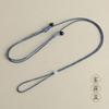 Cordón de hebilla de seguridad de jade tejido sin nudos para bebé niño y niña, anillo, colgante de jade dorado, cuerda de collar, ajuste telescópico