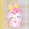 Tamanho Pequeno Pijama Desenho Caveira Caveira Gênio Borracha Macia PVC Acessórios Suporte para Celular DIY Decoração Adesivo para Geladeira