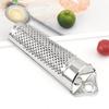 Tubo de aço inoxidável punho melão e ralador de frutas ralador ralador alho gengibre ralador fabricante de gadgets de cozinha