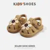 Zapatos de Flor Estilo Coreano para Niños Pequeños, Nuevo Modelo de Verano para Principiantes, Bebés y Niños Pequeños de 1 a 3 Años, Sandalias de Bebé Transpirables con Suela Suave para Uso al Aire Libre