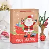 Bolsas de Presente para Festa de Natal Estilo INS Sacolas Tote Papai Noel Véspera de Natal Sacolas de Lembrancinha para Festa de Natal Atacado