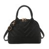 Bolso de Moda de Verano para Mujer 2025 Nuevo Bolso Popular de Rombos Simple de Hombro Cruzado Bolso Concha de Textura