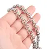 Acero Inoxidable Anillo Doble Joyería Hecha a Mano Cadena Accesorios DIY Materiales Collar Pulsera Bolsa Metal Acero de Titanio Cadena Decorativa