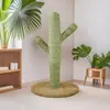 Juguetes de Cactus de Madera Maciza de Alta Calidad Suministros para Mascotas Marco para Trepar para Gatos Sisal para Gatos Adornos para Mascotas Marco para Gatos Plataforma para Saltar para Gatos