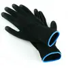 Luvas de Palma Revestidas com PU Preto Luvas de Proteção para Trabalho Anti-Estáticas Revestidas para Fábrica Digital Sem Poeira Luvas de Proteção de Palma Revestidas Preto e Cinza