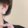 Pendientes de Perla Envueltos Estilo Francés Inspirados en Chanel con Aguja de Plata S925 para Mujer, Pendientes de Alto Lujo de Nicho con Temperamento