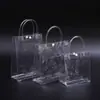 Saco de presente em PVC sacola tote a laser sacola de gelatina plástica sacola de presente de feriado sacola tote colorida em TPU personalizado