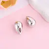 Accesorios para Joyería DIY de Metal Transfronterizos Estilo Ins Cuentas Metálicas de Gota de Agua Materiales Colgante de Flor Hueca para Collar