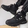 Botas de trabajo casuales de caña alta con cordones, nuevo estilo otoño/invierno, para hombre, de exterior, modernas, con suela gruesa, antideslizantes, deportivas