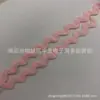 Cinto de Borda Curva 5mm Onda em S Fita de Renda Material Decorativo para Sapato Acessórios de Renda Roupa Cortina Chapéu Fita de Poliéster