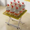 Mesa de Ajedrez Plegable Portátil para Exteriores Mesa de Ajedrez para el Hogar Mesa Multifuncional Reforzada Espesa para Jugar Ajedrez