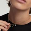 Andywen Plata S925 Accesorios de Letras Microincrustados Colgante de Letra Inglesa Simple y Versátil Pendientes Colgantes de 26 Letras