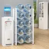 Suporte para galões, suporte especial para garrafões de água, armário de armazenamento de piso para água purificada, suporte de armazenamento de água mineral para escritório