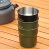 Taza golondrina de acero inoxidable 304 para exteriores, taza para cerveza de camping, taza para café, taza con escalera, vaso para agua, vaso para bebidas, venta al por mayor
