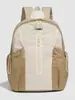 Mochila Impermeable Ligera para Mujer al Aire Libre, Ocio, Camping, Viajes, Bloques de Color, Gran Capacidad, Bolsa Escolar Universitaria
